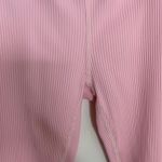Carbon 38 Light Pink Ribbed Leggings 7/8 High Waist Womens XS Photo 4