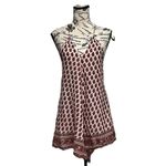 Band of Gypsies Boho Print Halter Mini Dress Handkerchief Hem Size XS Photo 1