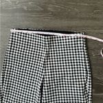 Old Navy Black and White Gingham Work Pants Photo 4