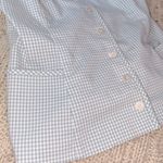 Liz Sport Vintage  button down gingham top with pockets size 6 Photo 3