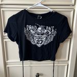 Windsor Motorcycle Graphic Cropped Tee Photo 1