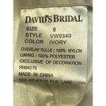 David's Bridal David’s Bridal Galina Ivory Wedding Dress- Size 8 Photo 7
