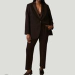 Universal Standard  X Henning State Jacket Blazer Satin Trim Black Photo 8