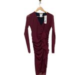 Fuzzi Ruched‎ Ruffle Long Sleeve Dress Size XXL New with Tags Photo 8