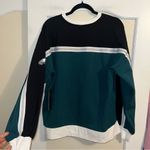 NFL NWT Eagles Team Apparel Silver Glitter Midnight Green Bench Crewneck Glll Photo 3