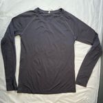 Athleta  work out shirt, long‎ sleeve, grey, size m Photo 0