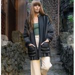 Lovestitch  Oversized Slouchy Cardigan Pockets Small Heavyweight 100% Cotton EUC Photo 4