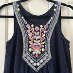 Maeve Anthropologie - Tisa Swing Dress- Embroidered Mirrors & Flowers - Sz 0 Photo 1