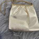 Faux leather vintage glam gold art deco shoulder bag Photo 1