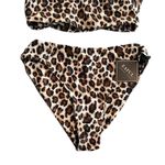 Zaful Bikini 2 Piece Womens Swimsuit Swim Wear Leppard Print Size 6 NWT Photo 8