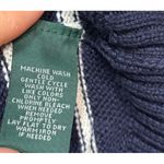 Ralph Lauren Lauren Womens Sweater Dress Navy White Stripe Classic Nautical Sz L Photo 7