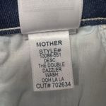 Mother Jeans The Double Dazzler Ooh La la Dark Wash Denim Slim Straight Size 23 Blue Photo 11