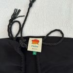 Farm Rio  Knit Cutout Crop Halter Top in Black, Medium, $100 Photo 10