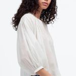 Madewell NWT White Balloon-Sleeve Top - Size: XXS Photo 8