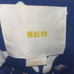 Maeve Anthropologie  Caravane Blue white graphic mini tunic dress Photo 2