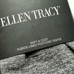 Ellen Tracy  Fleece Lined Gray Leggings Sz M/L Photo 2