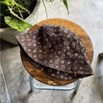 Playboy Vintage Monogram Brown/Khaki Bucket Hat Photo 2