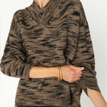 Brochu Walker  Dutton Wool Blend Spacedye Sweater Size XS Oversized Brown Fall Photo 0