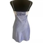 Urban Outfitters Blue  Perrie Lace
Inset Slip Dress Size XS mini flowy chemise up Photo 2