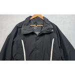 The North Face HyVent Jacket Black Full Zip Mesh Lining Logo A7CQ Women's XL Photo 2