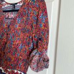 Forever 21  V-neck, long-sleeved romper a multicolor floral print size medium Photo 4