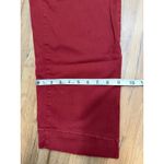 Gloria Vanderbilt Burgundy Capri Pants Women's Size 4 Cotton Stretch NWOT Photo 5