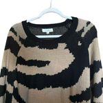 Umgee Sweater Womens XL Multicolor Artsy Print Crewneck Pullover Sweatshirt Photo 1