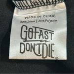 Go Fast Don't Die Sweatshirt Size M Black Size M Photo 6
