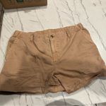 Old Navy  Women's Beige Khaki Everyday Elastic Waist Chino Shorts Stretch Large Photo 6