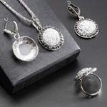 Black & White Rhinestone Jewelry Set Photo 0