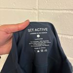 Set Active  blue luxform leggings with split hem Photo 2