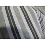 Jones New York  Shirt Womens Extra Large Gray Black Striped Button Up Signature Photo 5