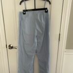 Desmond & Dempsey Light Blue Poplin Pajama Set Size M Photo 5