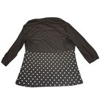 Studio Y  Polka Dot Tunic Top 3/4 Sleeve Blouse Career‎ Casual Photo 1