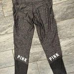 Victoria's Secret Victoria Secret PINK Small Ultimate Leggings Cropped Crop Gray Yoga Pants Active Photo 0