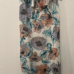 En Crême Floral Maxi Dress with Ruffle Detail Size S by En Crème  Photo 0