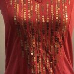 Eyelash Couture Sleeveless Top ~ Size X-Small ~ Sequins ~ Pink Photo 0