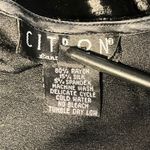 Citron Santa Monica Women's Black Velvet Sleeveless Top Party Career Casual 2X Size XXL Photo 3