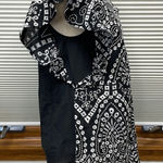 Laundry by Shelli Segal Black White Embroidered Eyelet Flutter Sleeve Top Photo 0