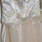 Scott McClintock Cream Formal Maxi Dress NWT Size 10 Petite Mother of the Bride Photo 5