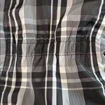 Luii Woman Black/White/Gray 3/4 Sleeve Jacket/Rain Coat with pockets. Black Size M Photo 8