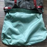 Highway Satchel Purse Tote Bag Large Approximately 18" by 14"‎ Nylon Gray, Red Gray Photo 11