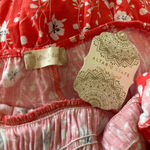 Altar'd State  Floral Jumpsuit Open Back Size Medium NWT Pockets‎ Photo 4