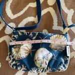 Paul Brent Sun N Sand Seashell Print small crossbody Bag Blue Photo 9