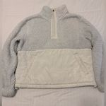 Mondetta  White Sherpa Fleece Jacket Photo 3