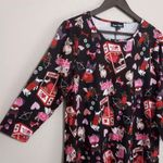 Dress Works M Valentines Dog Activities Soft Dress Long Sleeved Black Red Pink Size M Photo 8