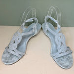 London Fog Macey Wedge sandals with rhinestone details size 6.5 Photo 0