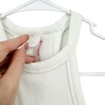 Commando  Women Studio Ribbed Haltered Neck Tank Top White Size Small/Medium Photo 2