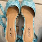 JustFab High Maintenance Lace Up Heeled Sandal Photo 1