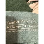 Outdoor Voices Women's Green Colorblock Yoga Workout Athletic Leggings Pants S Photo 3